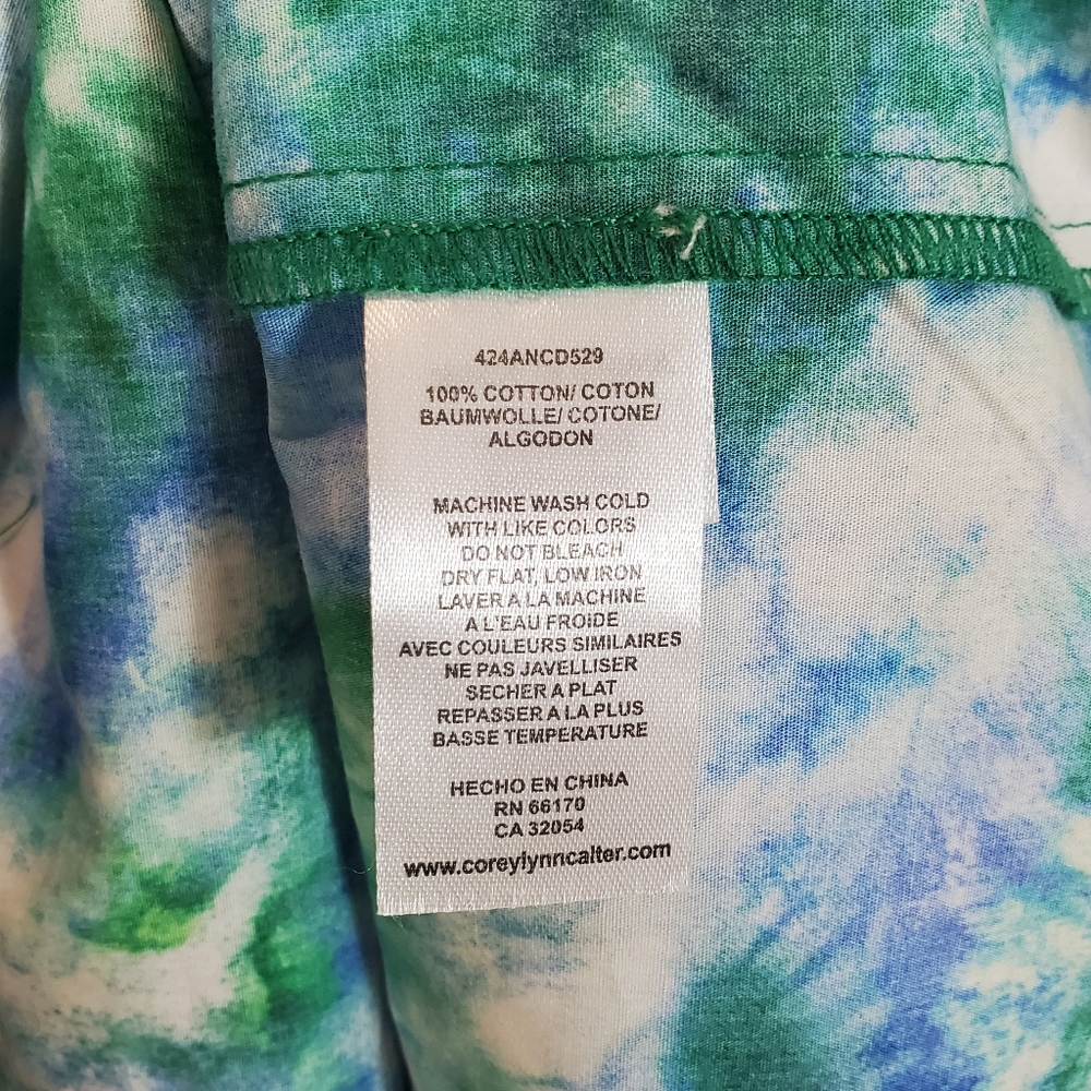 Anthropologie Corey Lynn Calter Boho Cotton V-Neck Relaxed Ruffle Midi Dress S - Picture 12 of 17